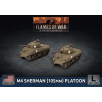 M4 Sherman (105mm) Assault Gun Platoon (Plastic)