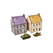 WW2 Normandy Townhouse 3 (Prepintado)15mm