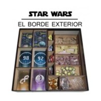 Inserto Compatible Con Star Wars El Borde Exterior (Base + Exp. Asuntos Pendientes)