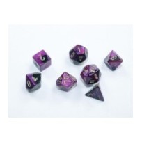 Gemini Mini-hedral Black-Purple/gold 7-Die Set