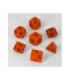 Dados Acrílicos D&D Fosforescentes Naranja -- Preorder --