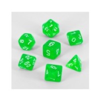 Dados Acrílicos D&D Transparentes Verde