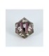 Dado Metal D&D 20 Caras Negro Morado -- Preorder --