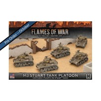 M3 Stuart Light Tank Platoon (5) Plastic