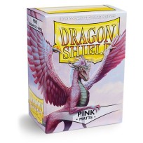 Dragon Shield Sleeves: Pink Matte (100)