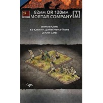 82mm or 120mm Mortar Company (6 teams) Plastic